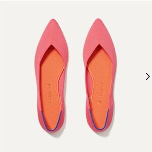 NIB! Discontinued Color! Rothy’s | The Point flats | Tropical Punch | 10